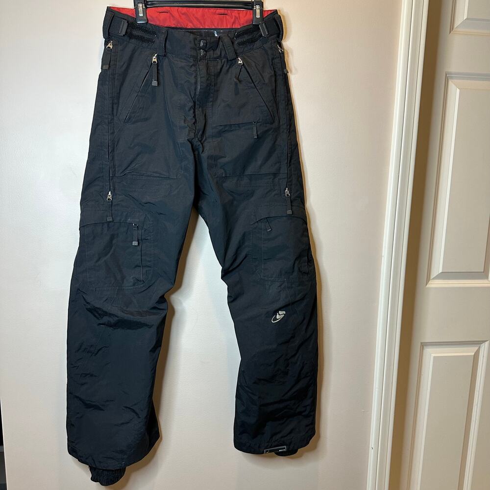 Bonfire Kinetic T10 Black Snowboarding Ski Snow Pants Womens Size Small S Skiing